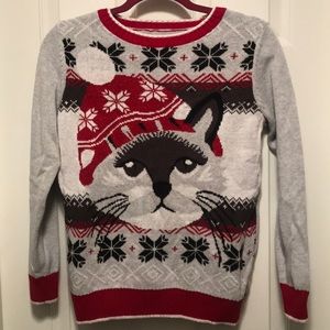 Cat Ugly Christmas Sweater